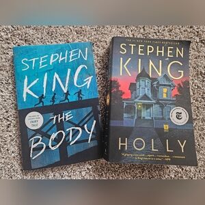 Stephen King Book Set - The Body and Holly